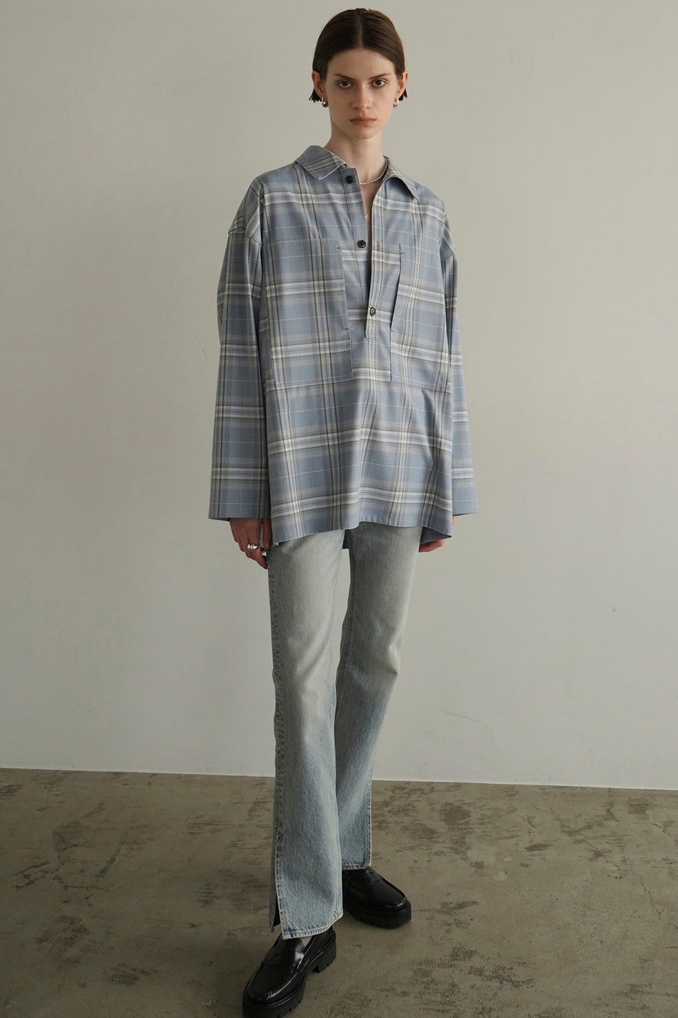 SLIT HEM DENIM PANTS｜SKIRT/PANTS(スカート/パンツ)｜CLANE OFFICIAL