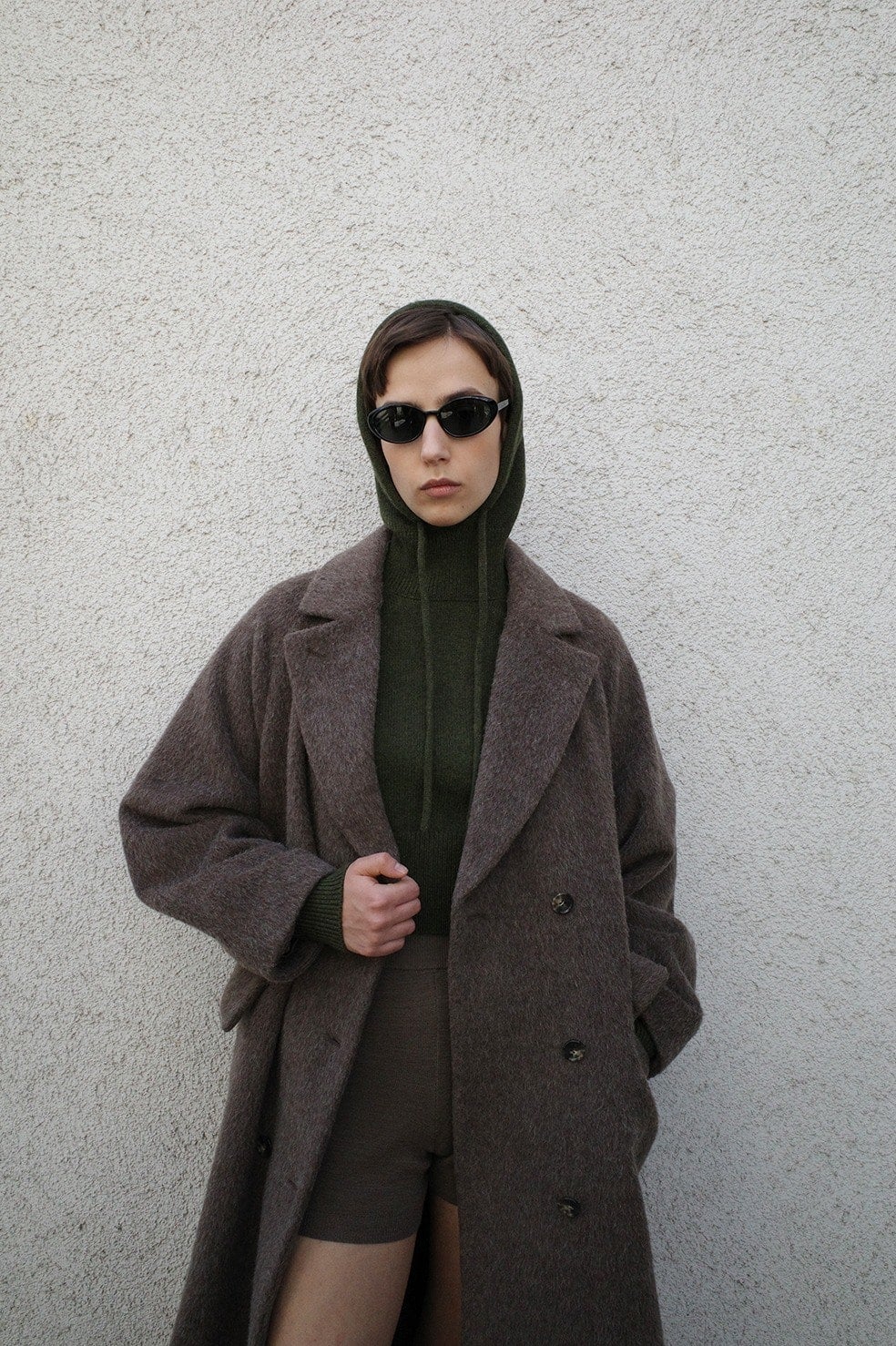 SHORT KNIT HOODIE｜TOPS(トップス)｜CLANE OFFICIAL ONLINE STORE