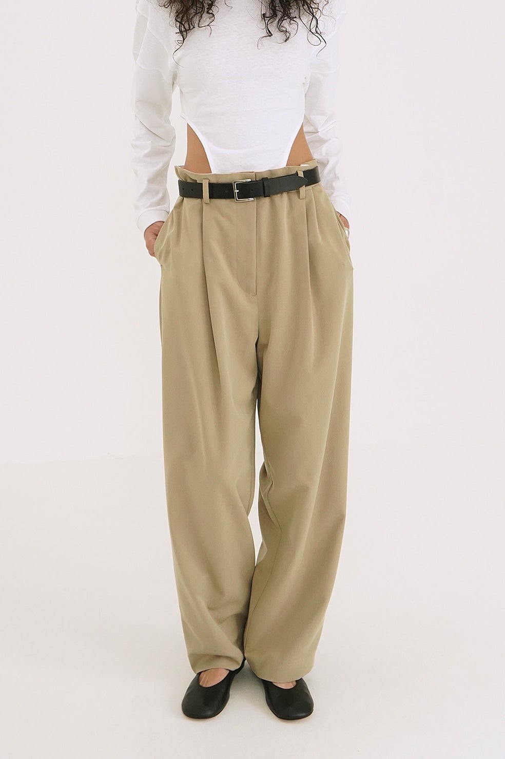 WAIST BELT DAD PANTS｜SKIRT/PANTS(スカート/パンツ)｜CLANE OFFICIAL