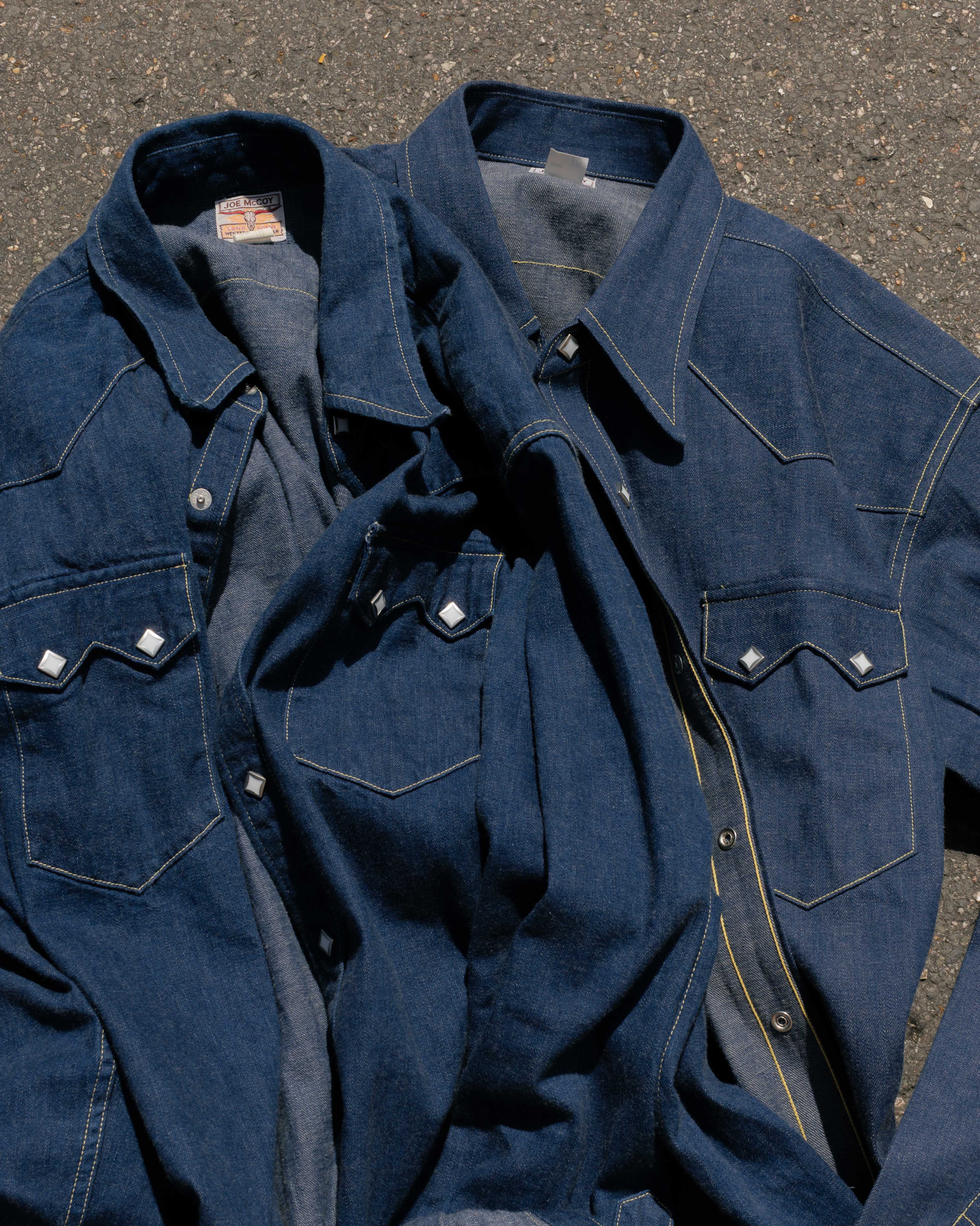 The Real McCoy's Denim Western Shirt / Sawtooth – Clutch Cafe