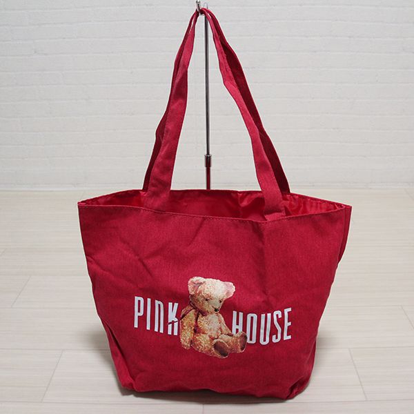 赤テディベア―トートバッグ - ピンクハウス通販｜リサイクルブティック