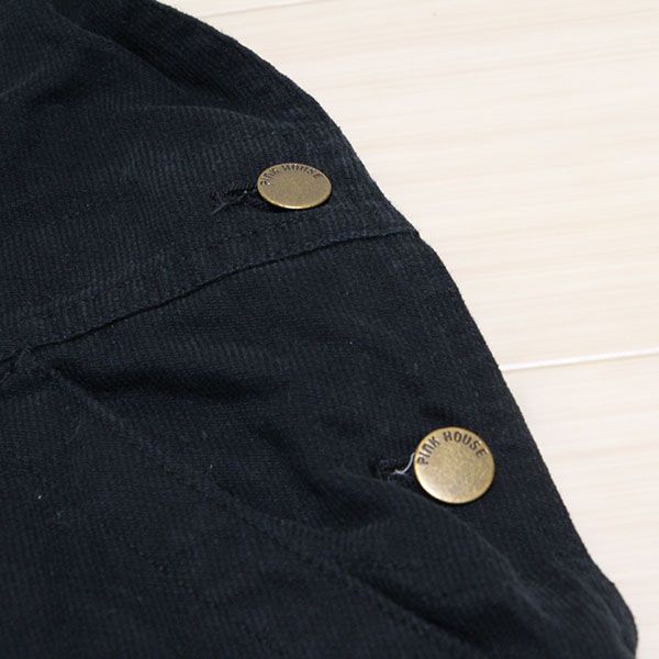 黒ペアくま刺繍オーバーオール - ピンクハウス通販｜リサイクル