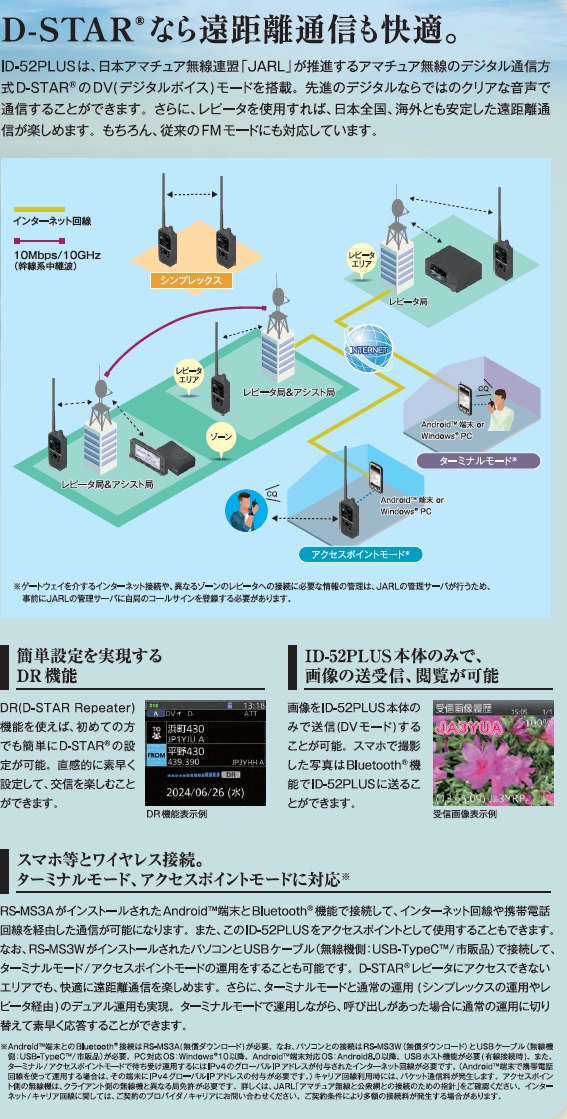 Icom ID-52PLUS トランシーバー 充電器セット 最終値下げ Icom ID