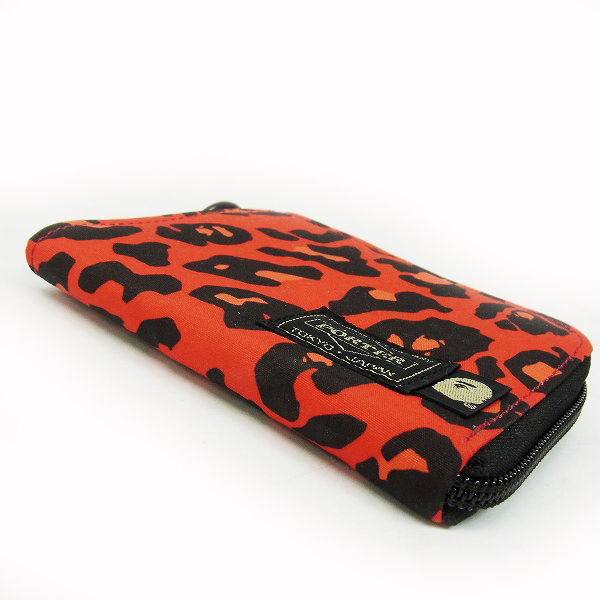 A BATHING APE×PORTER/ア ベイシング エイプ×ポーター 財布 LEOPARD