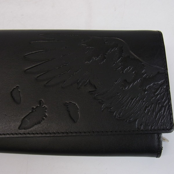 Bloody Mary/ブラッディマリー ロングウォレット/長財布 羽 w/Dカンの