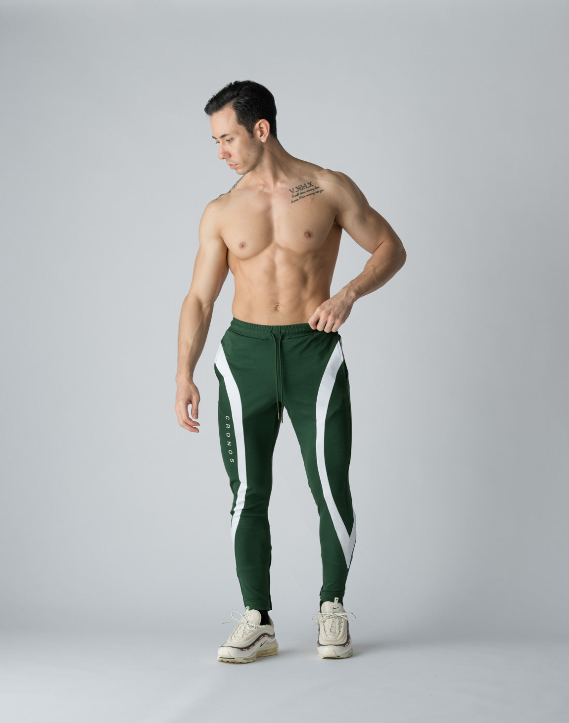 CRONOS BOTHSIDE SWITCHING LONGPANTS【GREEN】