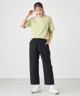 撥水・UVカット・ストレッチ・軽量 】ナイロンカーゴパンツ（Mサイズ