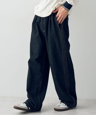ユニセックス】デニム2タックワイドテーパードパンツ / CRAFT STANDARD