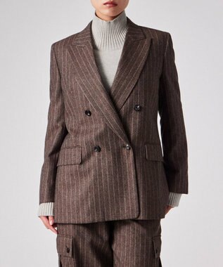 ストライプ ウール ダブルジャケット / Paul Smith | ファッション通販