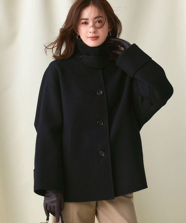 VERY掲載】MANTECOPure リバー ステンカラーコート / 23区