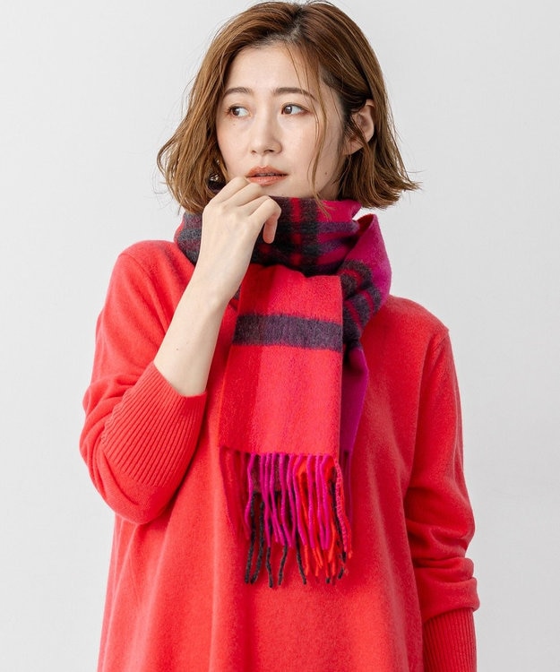 カシミヤ チェック マフラー / 23区 | ファッション通販 【公式通販