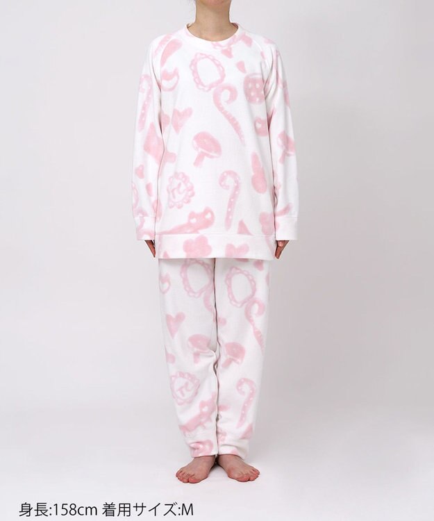 ツモリチサト パジャマ マイクロフリース素材(本体) あったか 長袖 長
