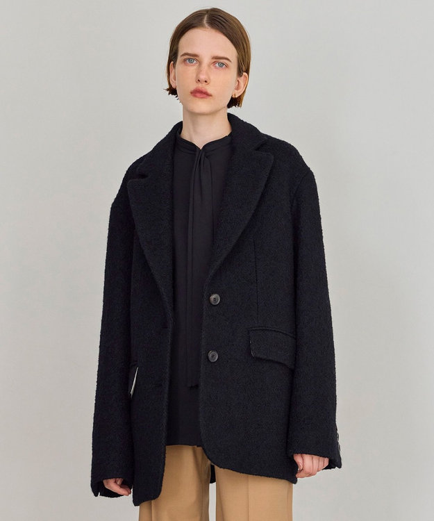 VERY 2月号掲載】SOLEIL / オーバーサイズツイードジャケット / BEIGE