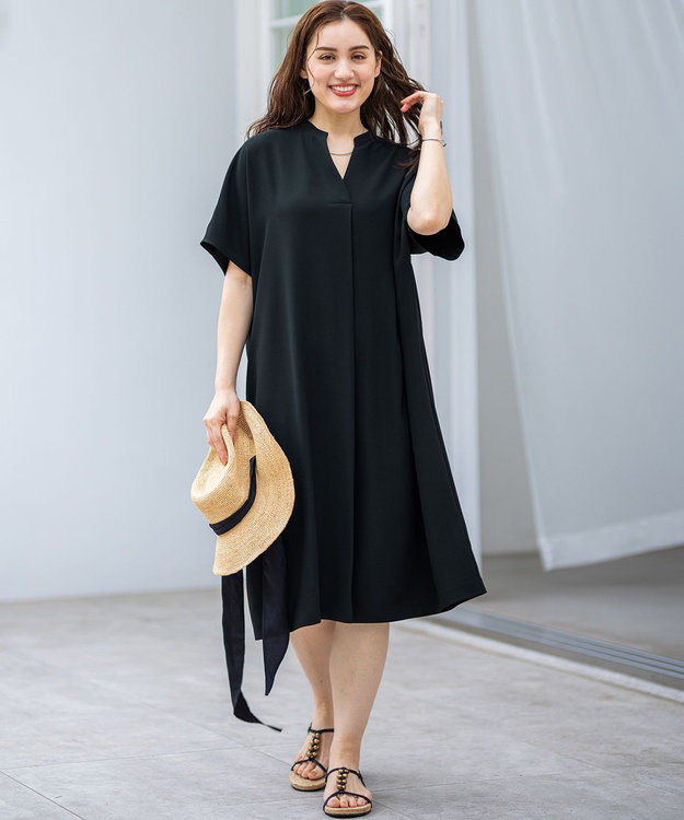 Lサイズ限定/吸水速乾/UVカット/接触冷感/】ストレッチジョーゼット