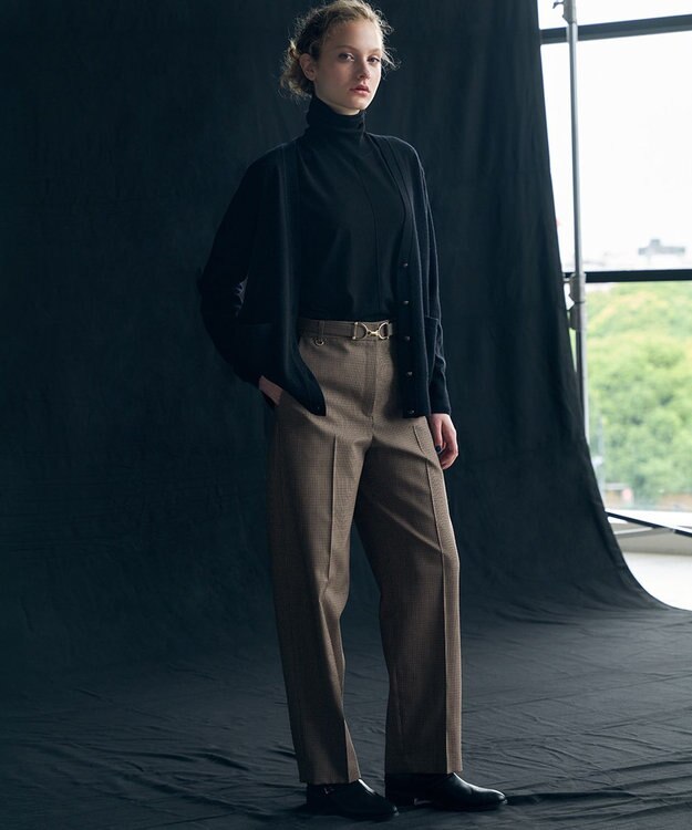 30th ANNIVERSARY】ウールガンクラブチェック テーパードパンツ / ICB