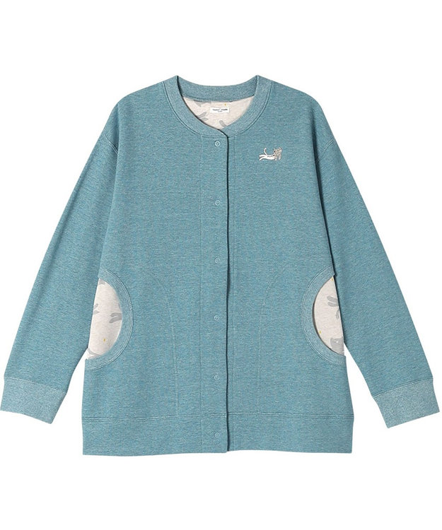 ツモリチサト カーディガン 長袖 ルームウェア 綿100%(本体