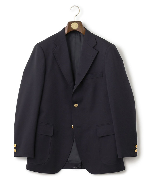 WEB・一部店舗限定】シングルブレザー/金釦 / 背抜き /三つボタン段