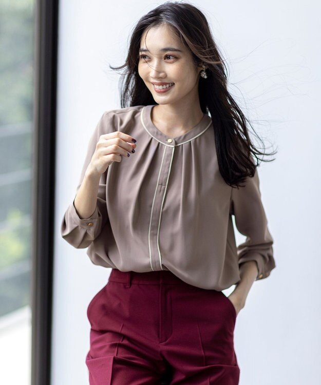 フロントタックバイカラー ブラウス / ANY SIS | ファッション通販