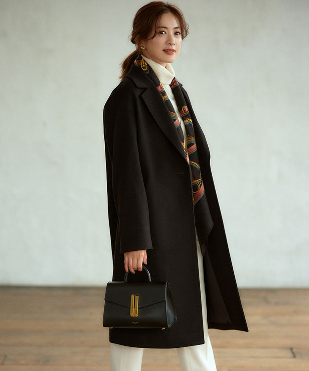 滝沢眞規子さん着用】ウールカシミヤビーバー チェスター コート / 23