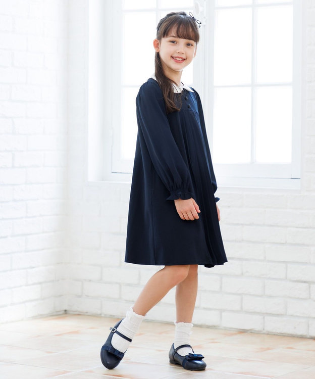110-140㎝】ノーブルネイビー ワンピース / 組曲 KIDS | ファッション