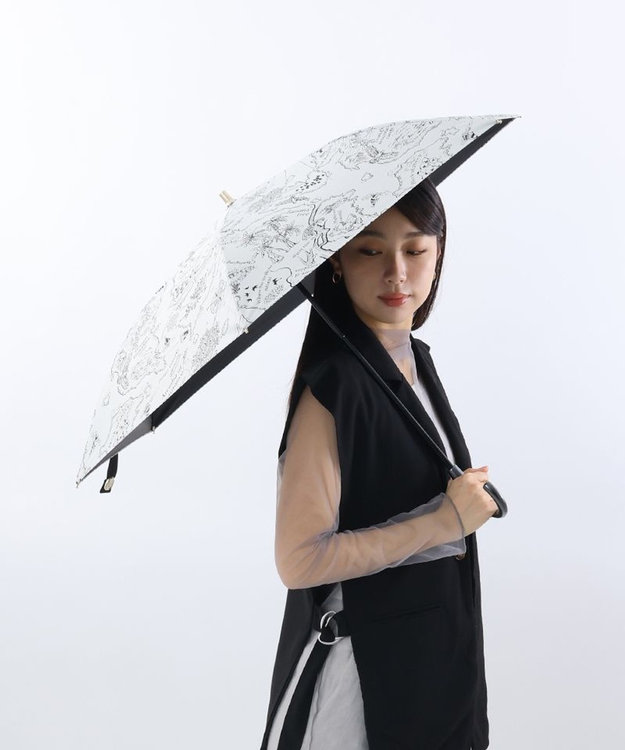 Beaurance （ビューランス）プリント晴雨兼用傘（2段折り畳み・トップ