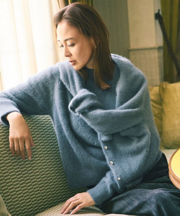 SHIHOさん着用】ヘアリーフォックスプルオーバー ニット / 自由区