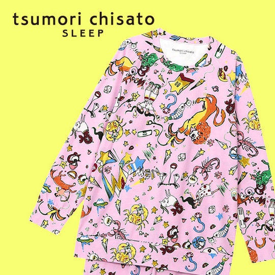 ループ長の短いパイルを使用】12星座をコミカルに描いた線画柄