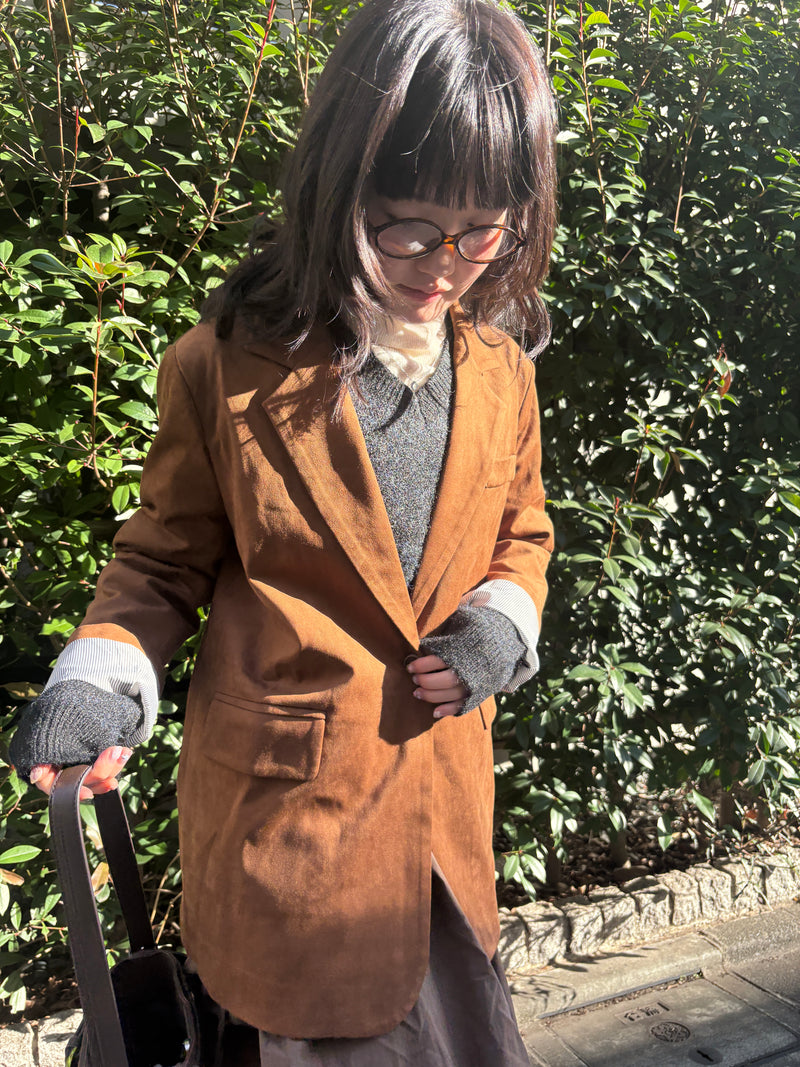 即納】スエードライクテーラードジャケット DPA43723S – CRAMMY