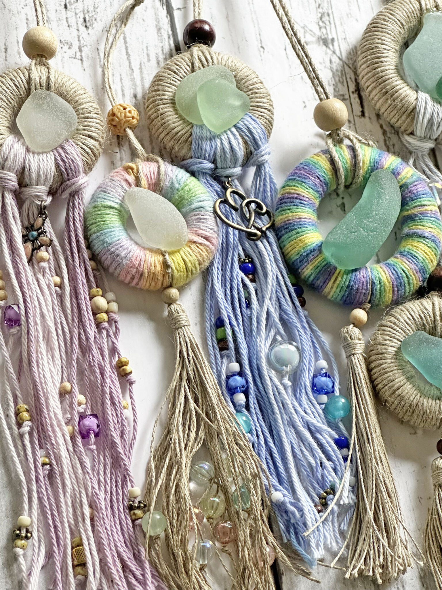 神奈川のガラスのワークショップ：天然シーグラスを使ったボールペン