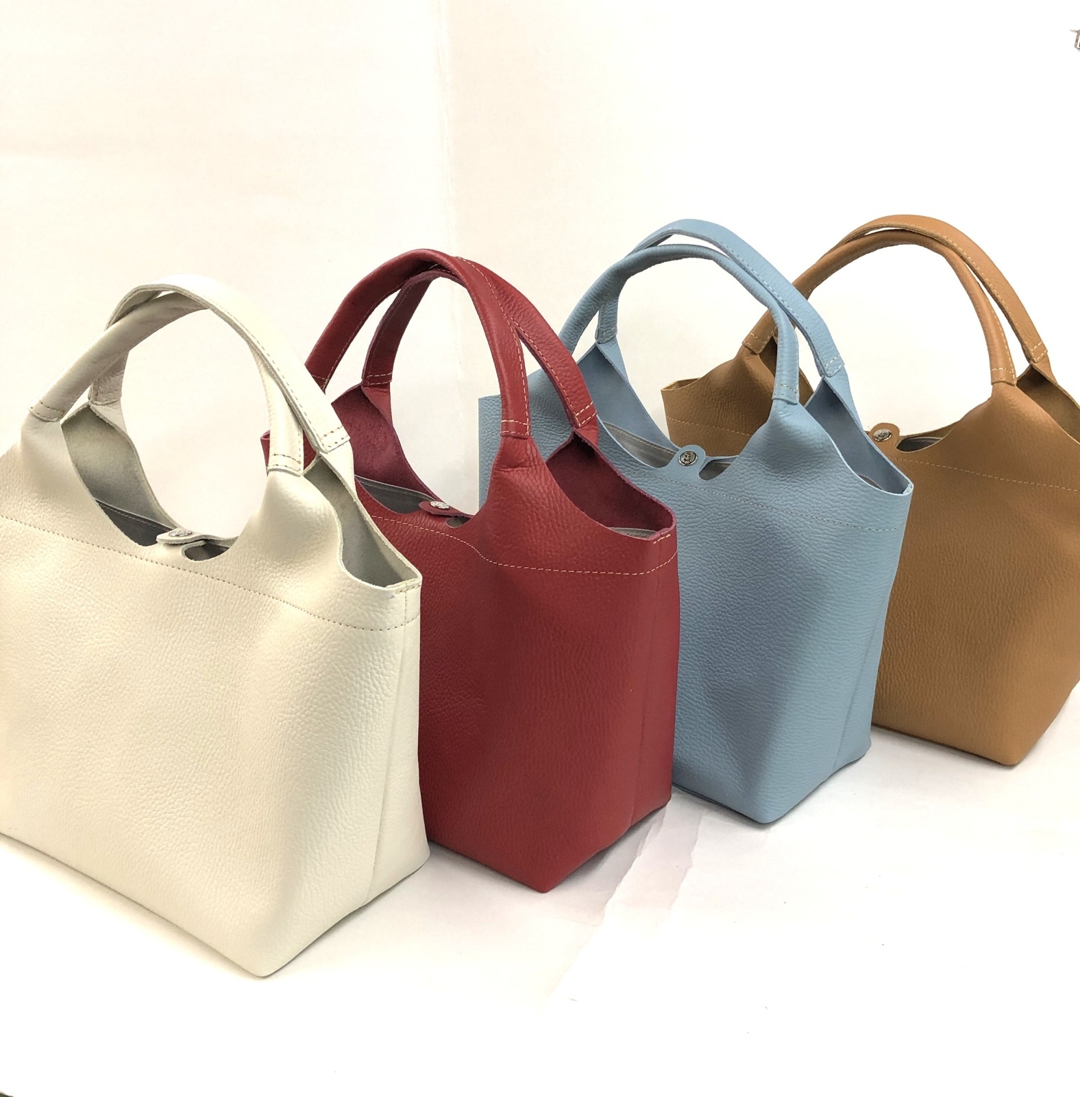 グローブレザー 出し入れしやすい横長トート - クリームカンパニー原田商店