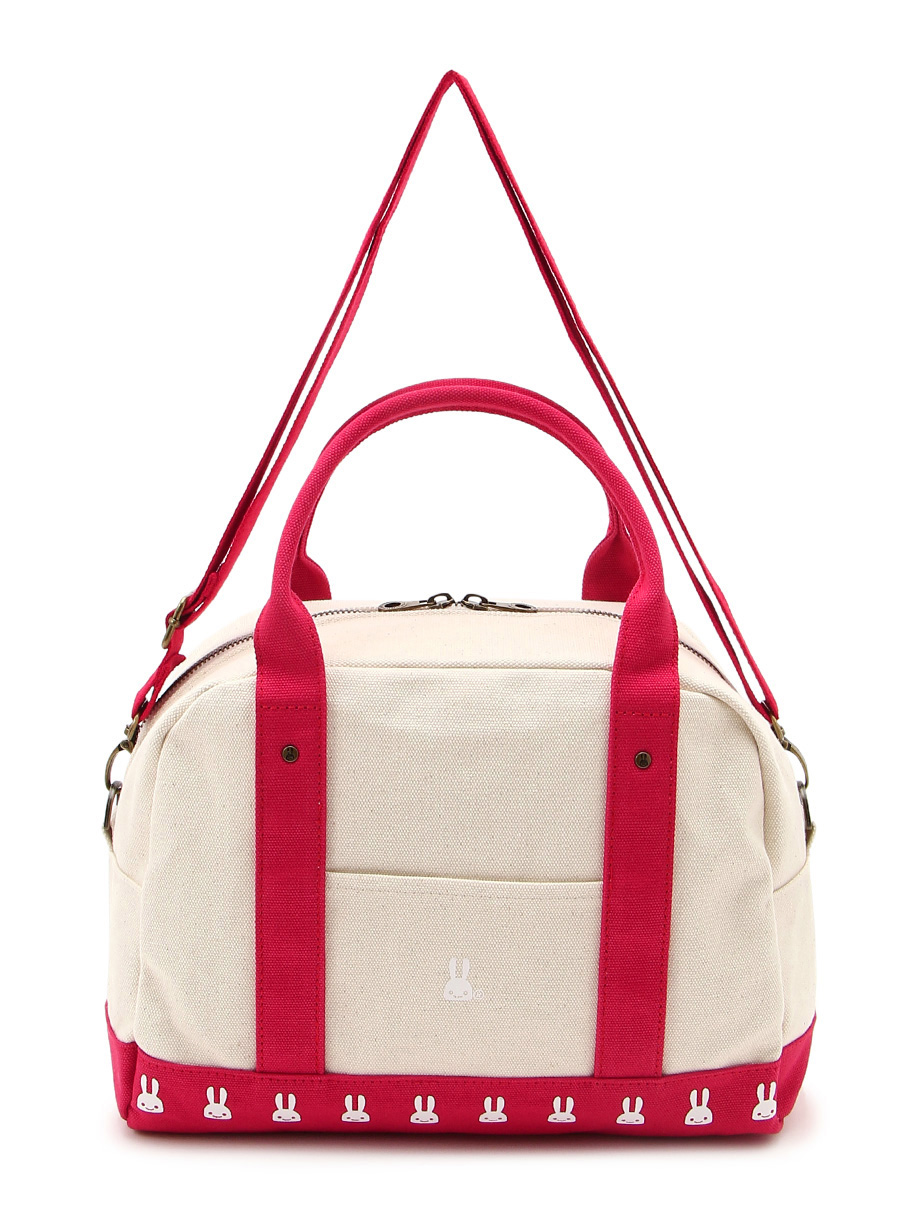 帆布ボストンバッグ S｜ウサギがいる｜CUNE ONLINE STORE