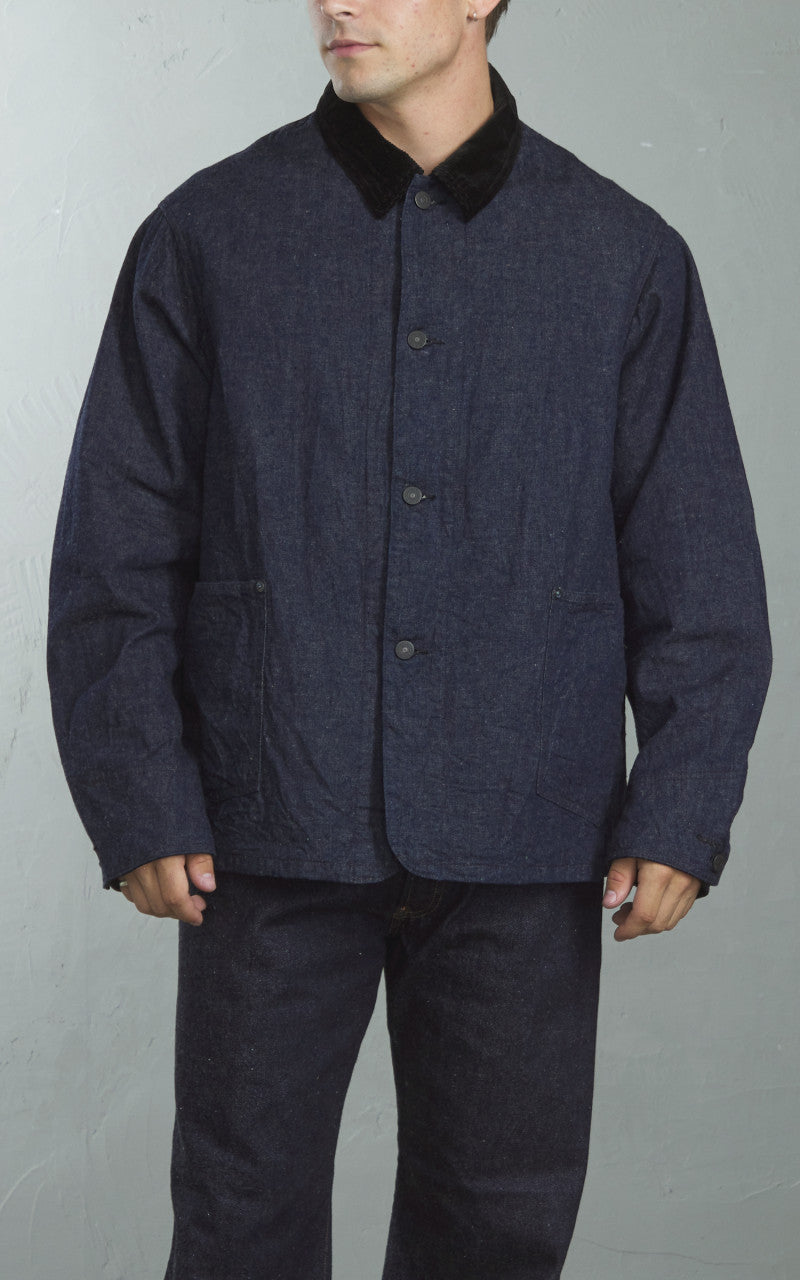 Kaptain Sunshine Forester Jacket Cotton/Linen Indigo