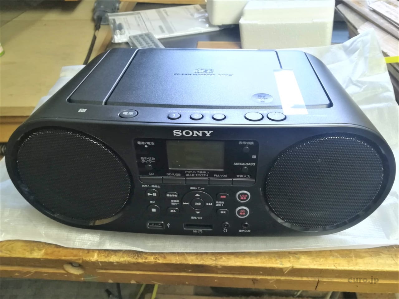 SONY ZS-RS81BT]CDラジカセでパソコン無しでもUSBメモリやSDカードに