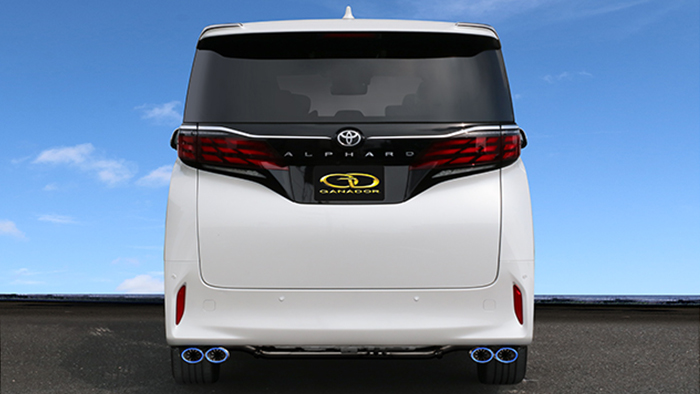 アルファード40系 ガソリン 2WD専用 ガナドール マフラー (左右4本出し