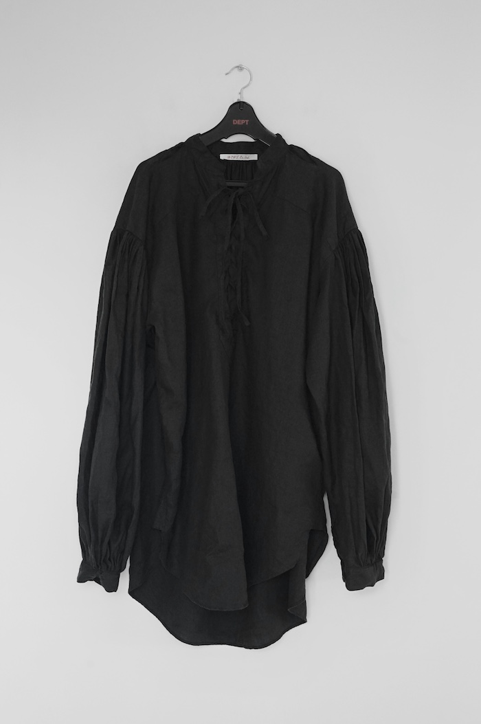 12/26 RESTOCK・限定数】majotae tunic botanical dyeing/ BLACK