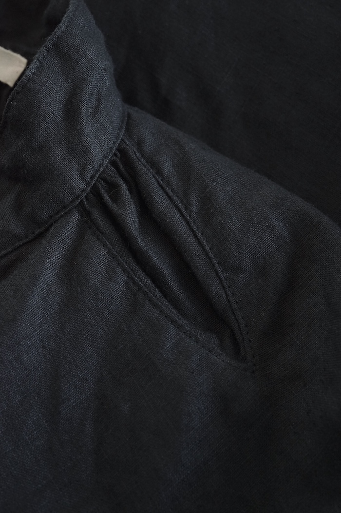 12/26 RESTOCK・限定数】majotae tunic botanical dyeing/ BLACK