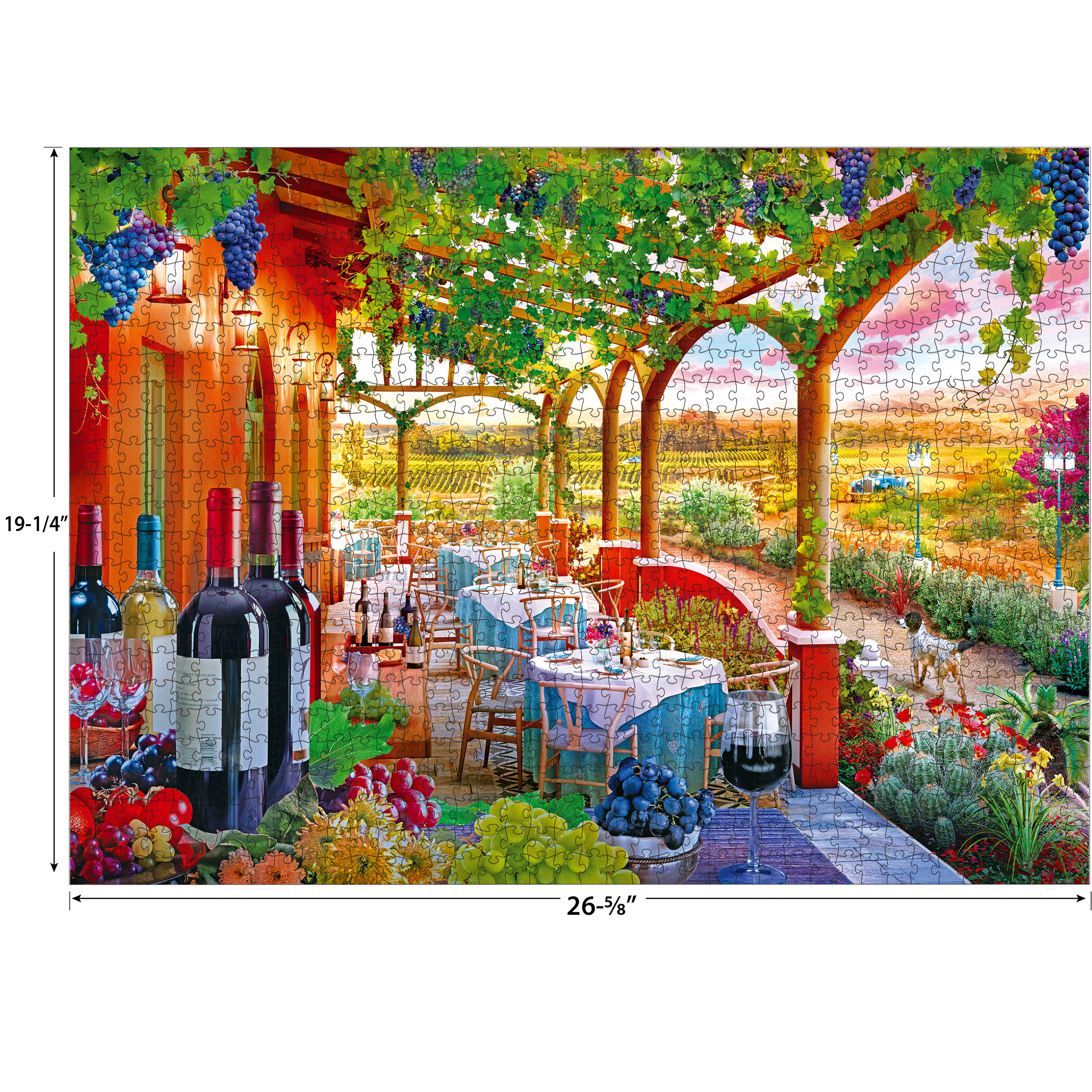 RoseArt - Kodak Cork - Wine Country - 1000 Piece Jigsaw