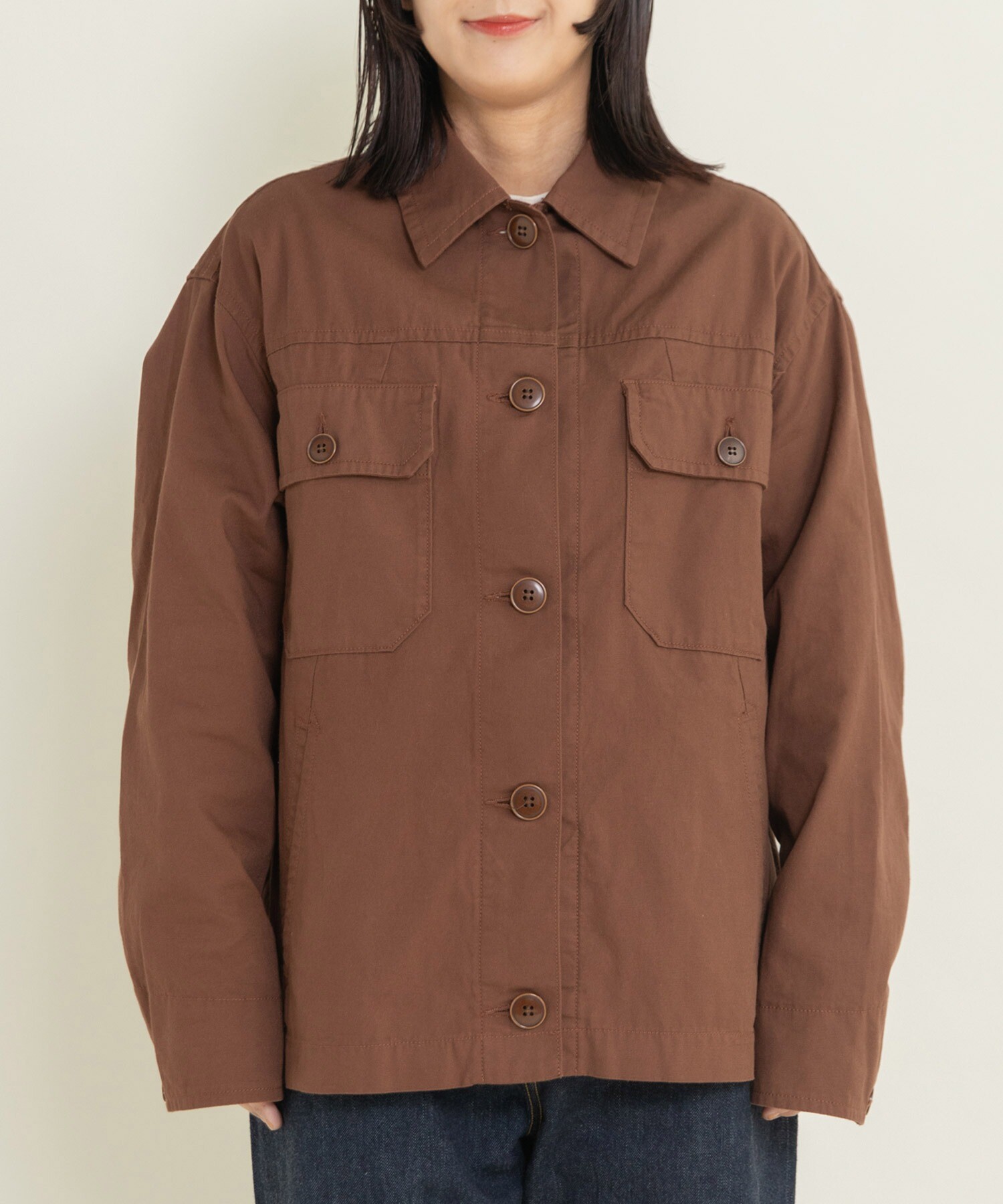 AMBIDEX Store ○オックス カバーオールジャケット(F チャ): CHILD WOMAN