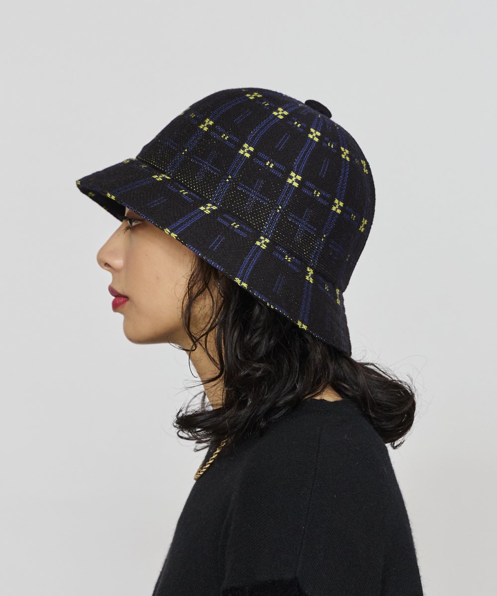 KANGOL HYPER PLAID CASUAL | M(07) BLACK (01) | KANGOL / カンゴール