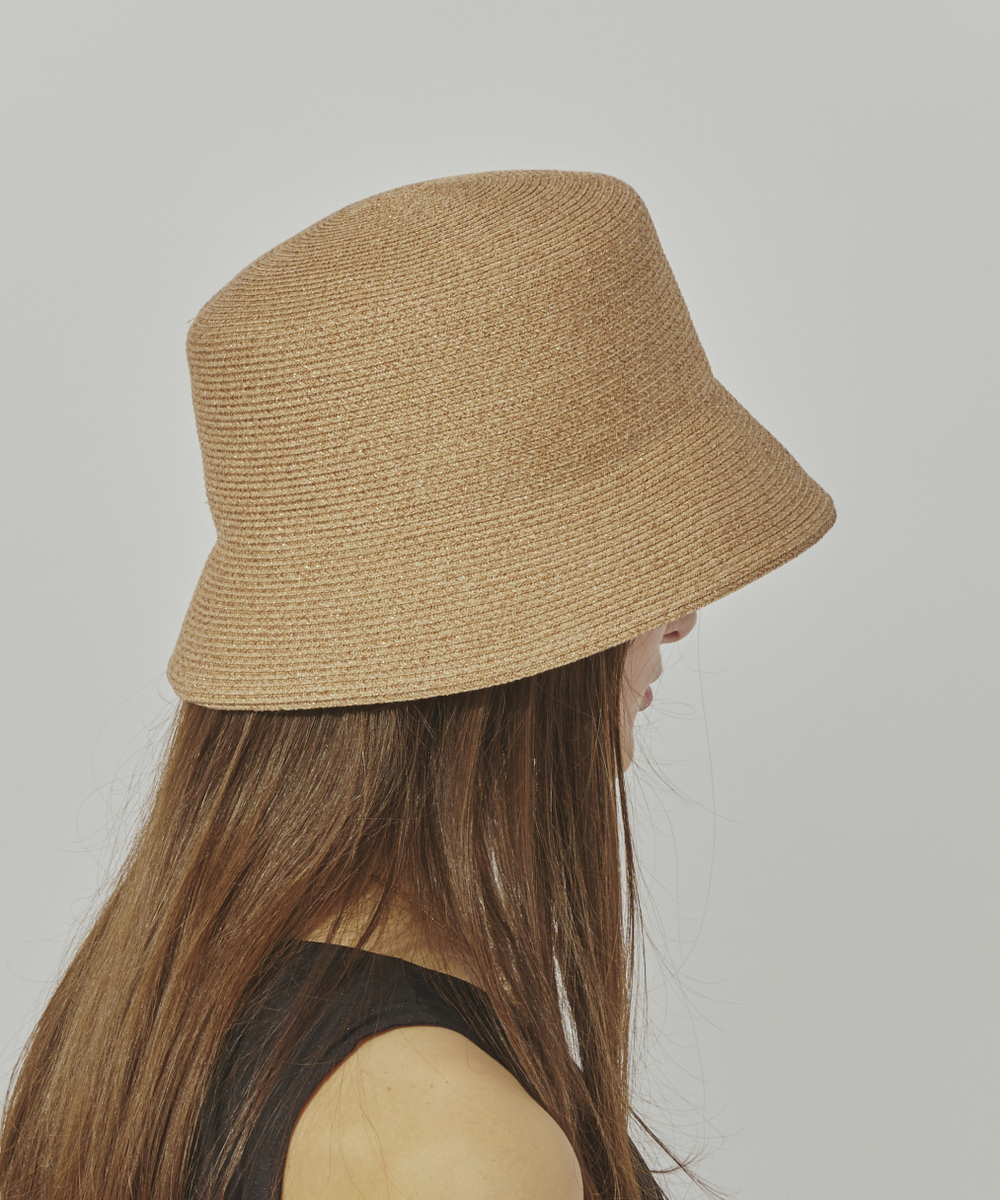 Chapeau d' O Lame Silk Braid Bucket | 57.5cm(75) BLACK (01
