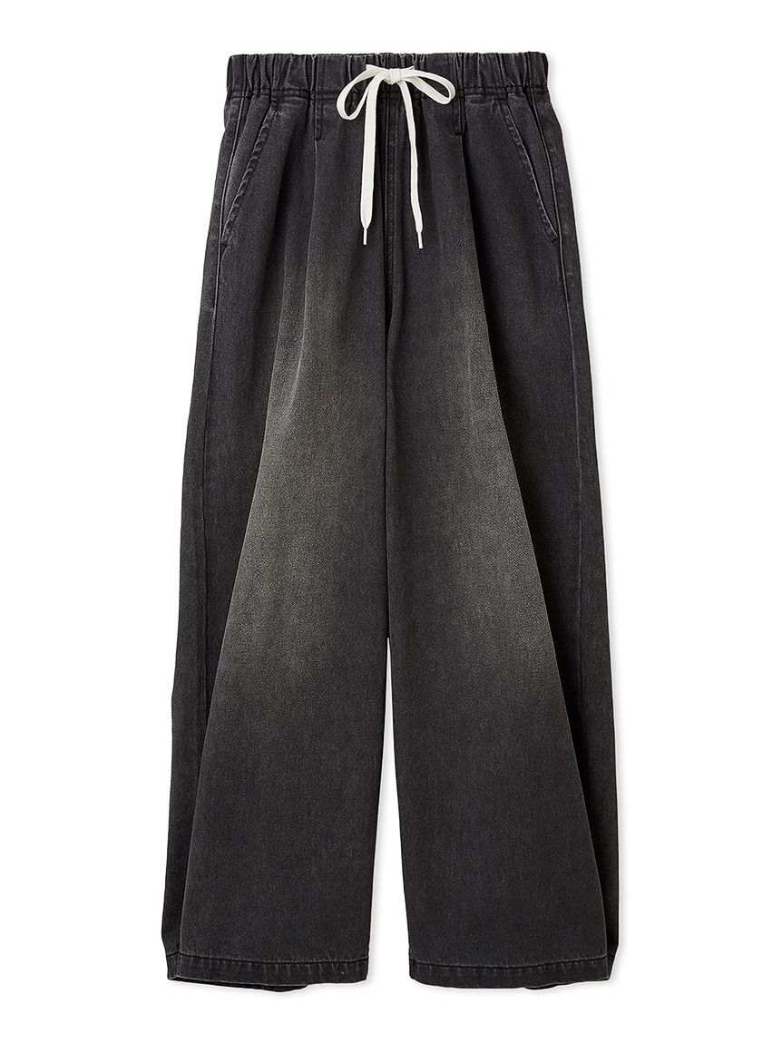 WEB限定00サイズ】ワイドレッグイージーデニムパンツ(デニムパンツ