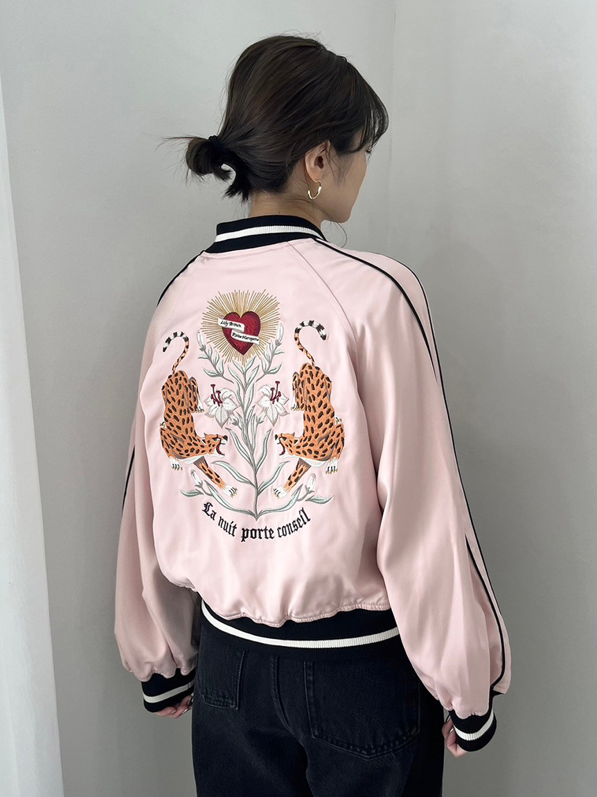 LILY BROWN×KEITA MARUYAMA】エンブロイダリーリバーシブルスカジャン