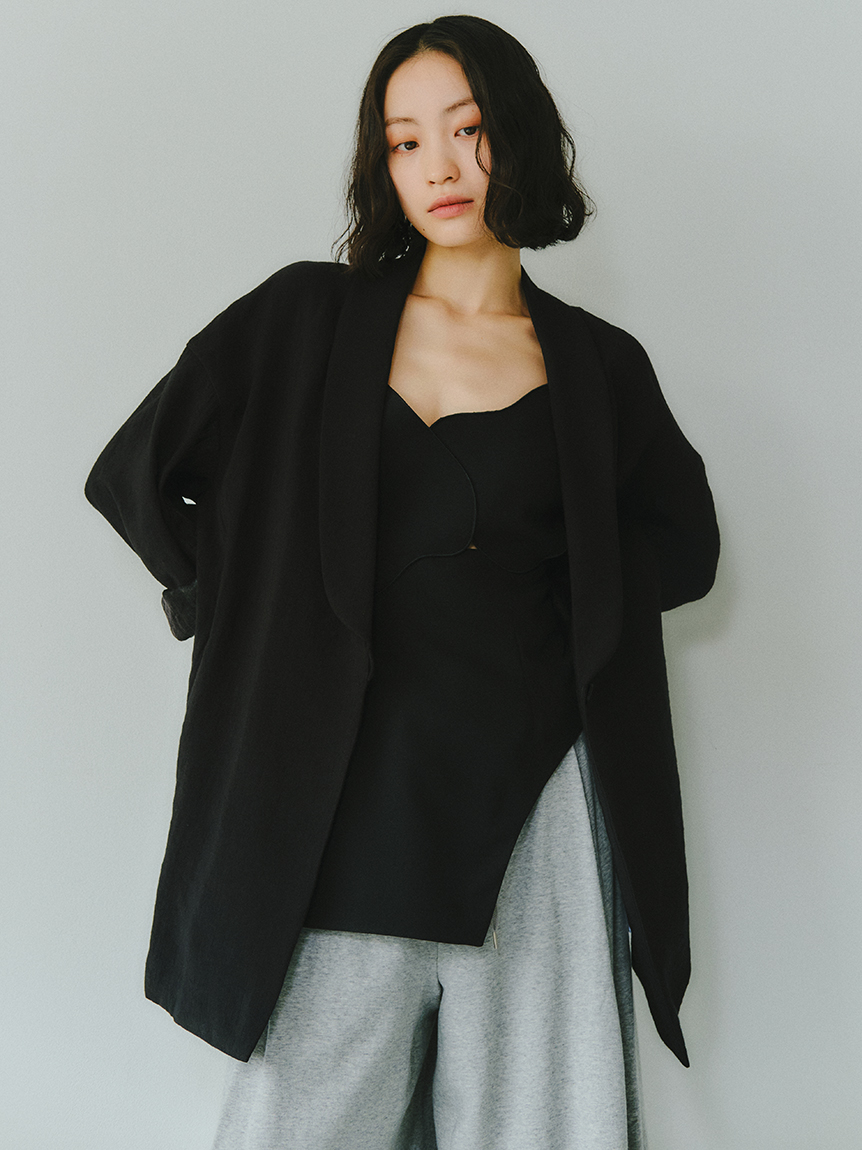 セットアップ対応】バックサテンジャケット(ジャケット)｜アウター