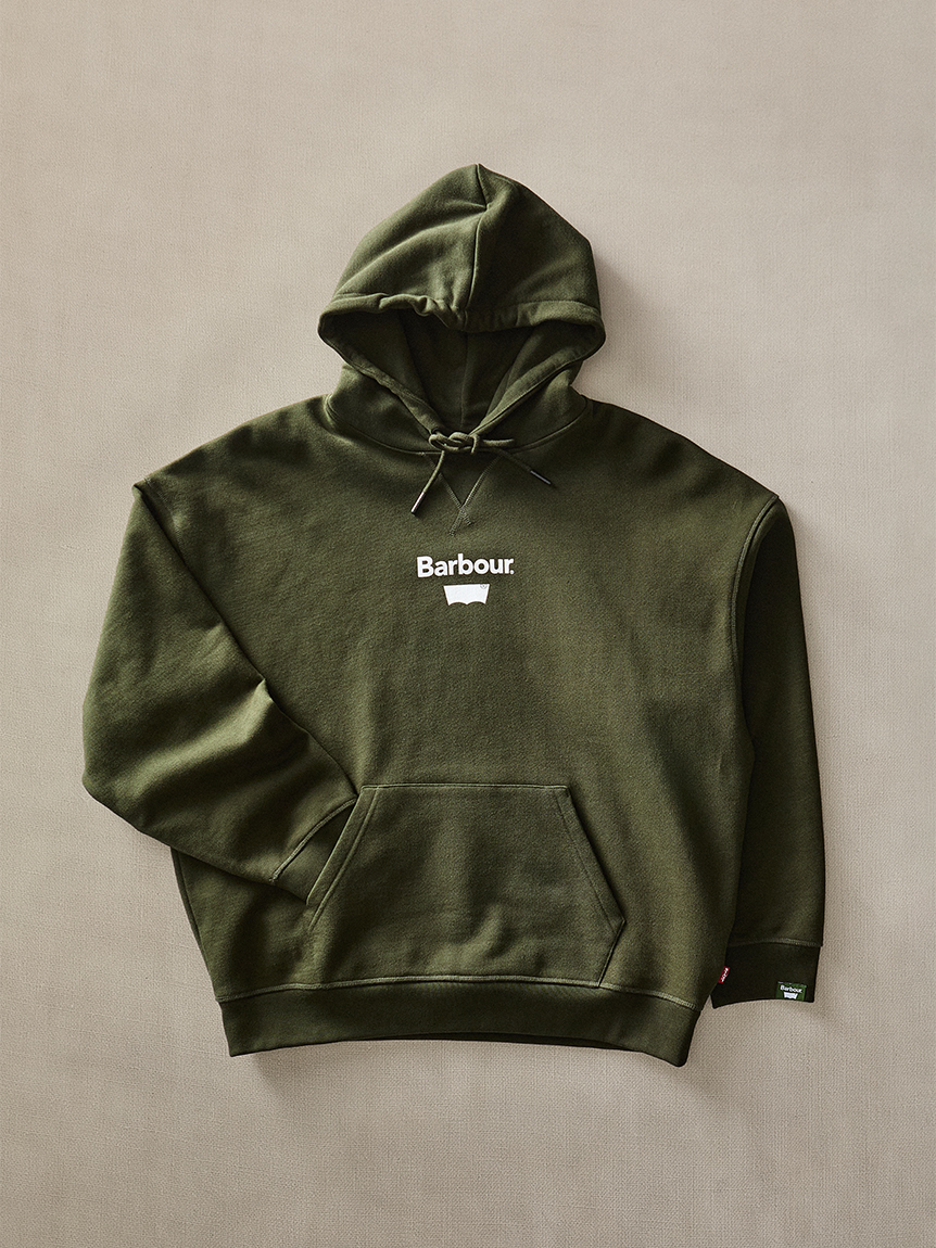 Barbour × Levi's》グラフィック フーディ｜スウェット＆パーカー