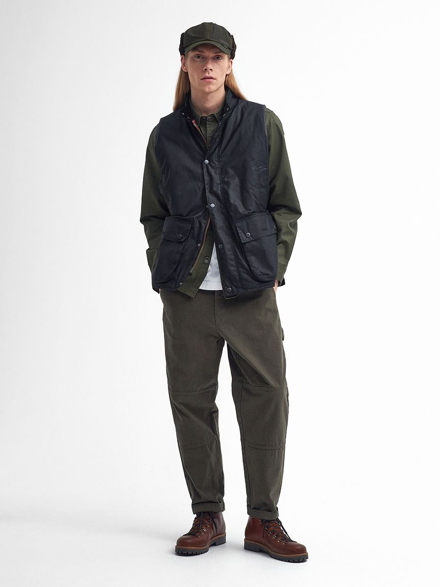 Barbour × BARACUTA》ワックスコットン ベスト｜ベスト｜ベスト