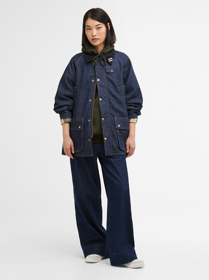 Barbour × Levi's》【BEDALE / ビデイル】デニム ジャケット オーバー
