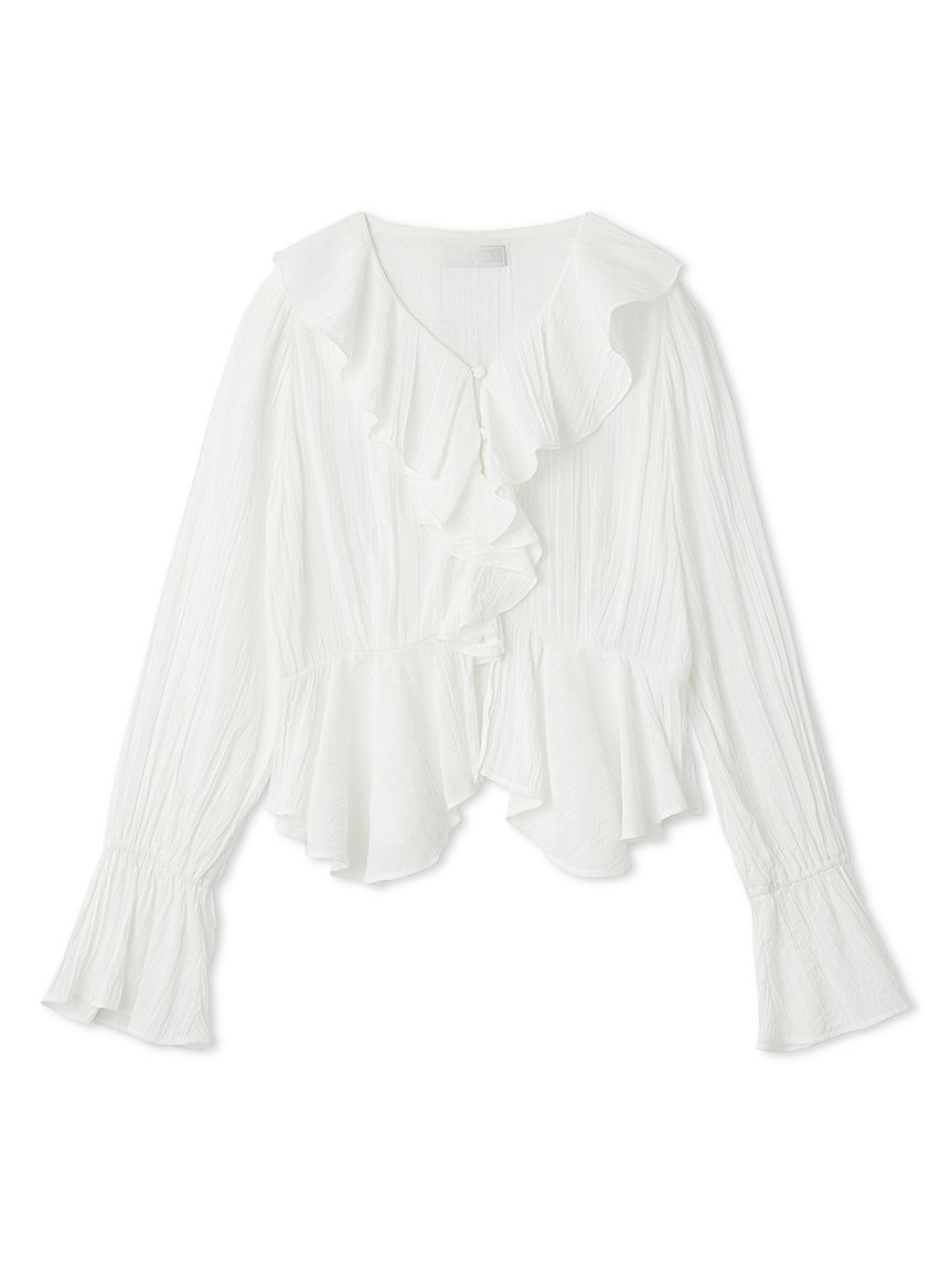 フリルペプラムブラウス(ブラウス・シャツ)｜TOPS（トップス