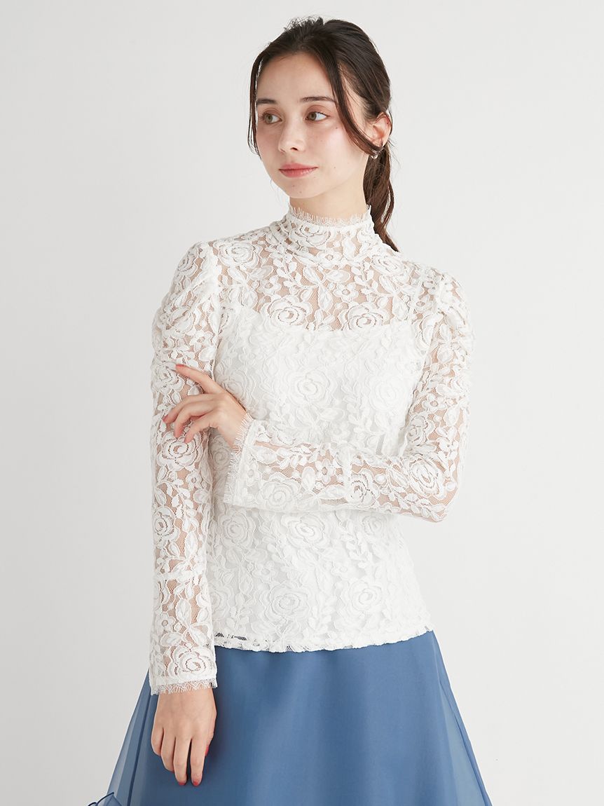 YUMIKATSURAforCELFORD】ローズレーストップス(ブラウス・シャツ