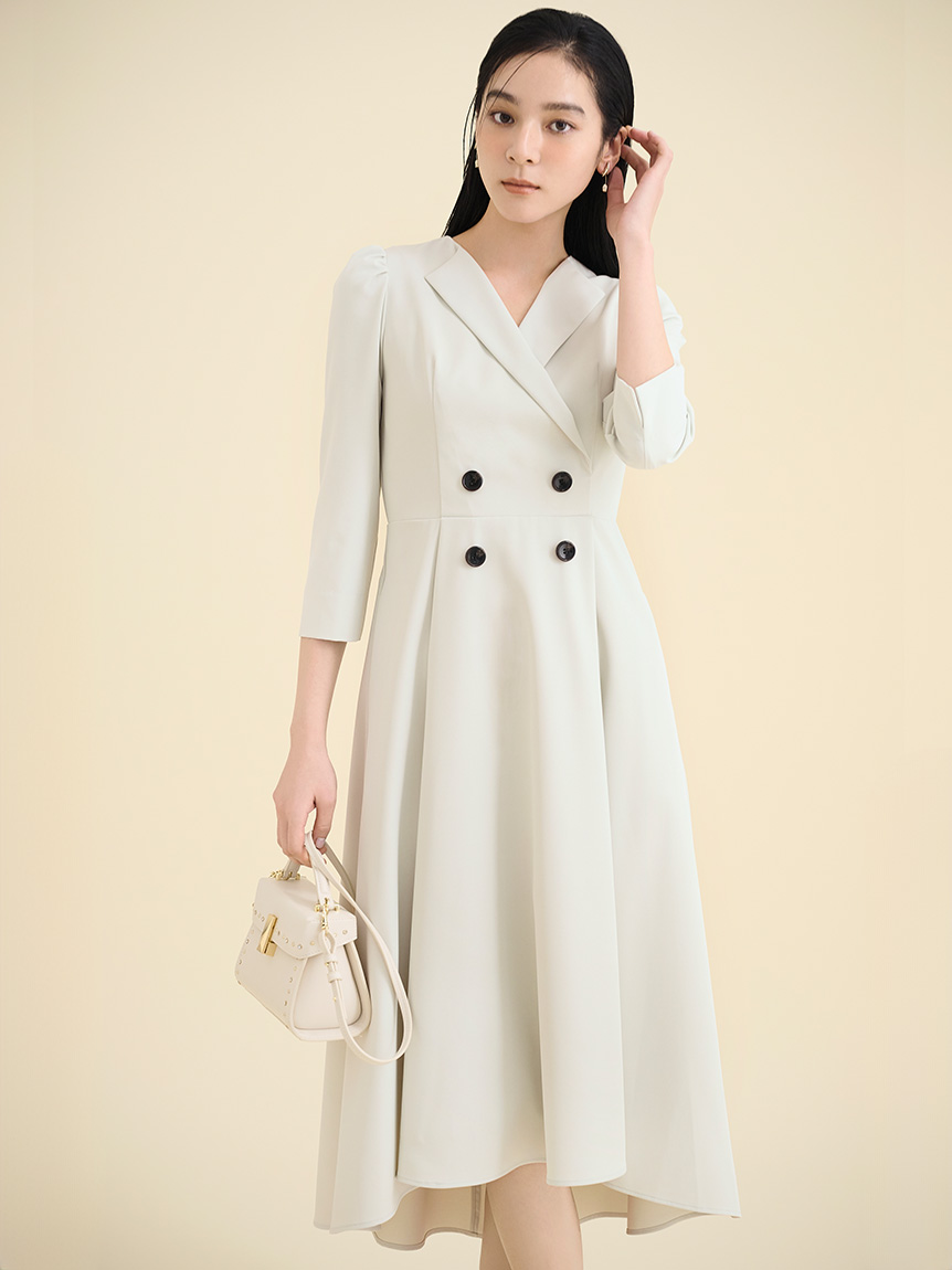 洗える】トレンチデザインワンピース(デイリーワンピース)｜DRESS