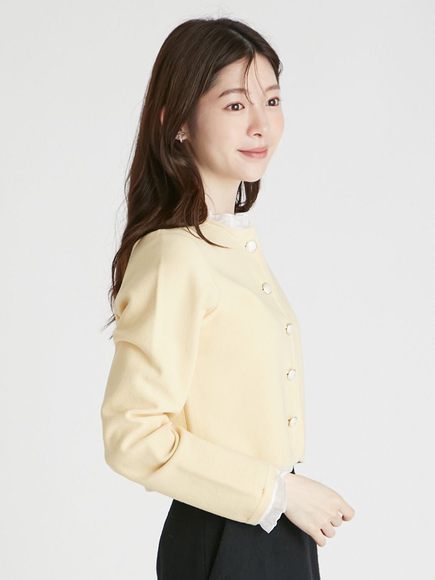 限定カラーあり】フリルデタッチャブルカーディガン(ニットプル